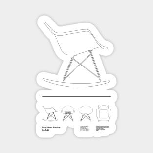 Eames RAR Chair Sticker